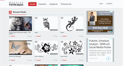 Desktop Screenshot of modeles-tatouages.com