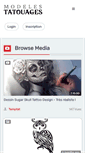Mobile Screenshot of modeles-tatouages.com